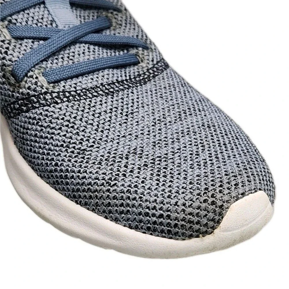 Adidas Cloudfoam Pure Sneaker Blue Running Shoe Slip-On Womens Size 10 B43628